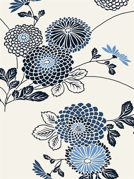 【華徒然×吉木千沙都】浴衣 万寿菊(HT-27 万寿菊(青))