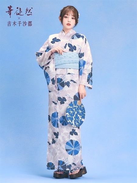 【華徒然×吉木千沙都】浴衣 朝顔