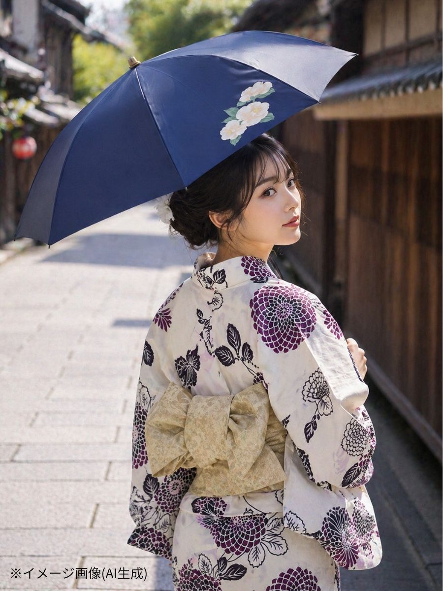 折りたたみ日傘（晴雨兼用）きもの道楽