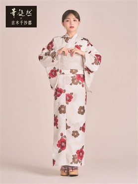 【華徒然×吉木千沙都】C320_HT-2 椿(ベージュ)