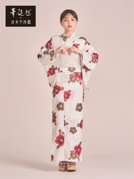 【華徒然×吉木千沙都】C320_HT-2 椿(ベージュ)(C320_HT-2 椿(ベージュ))