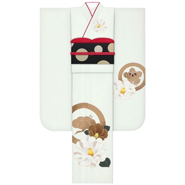 【Web限定】振袖レンタルセット つばき家紋(オフ)