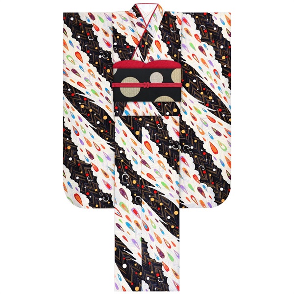 【Web限定】振袖レンタルセット ピーコック(黒)