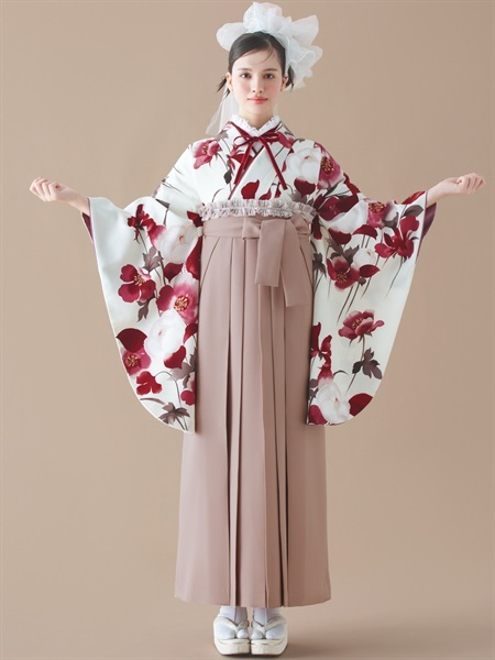 袴 レンタル 卒業式 大学生 アネモネ ボルドー